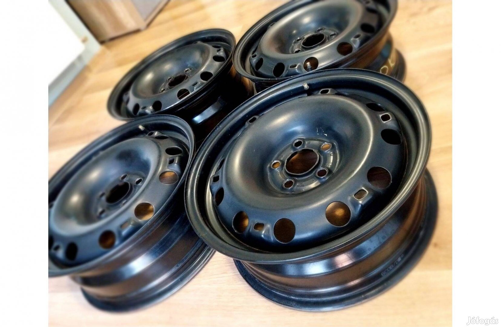 5x100 15" Skoda / Volkswagen gyári használt lemezfelni garnitúra