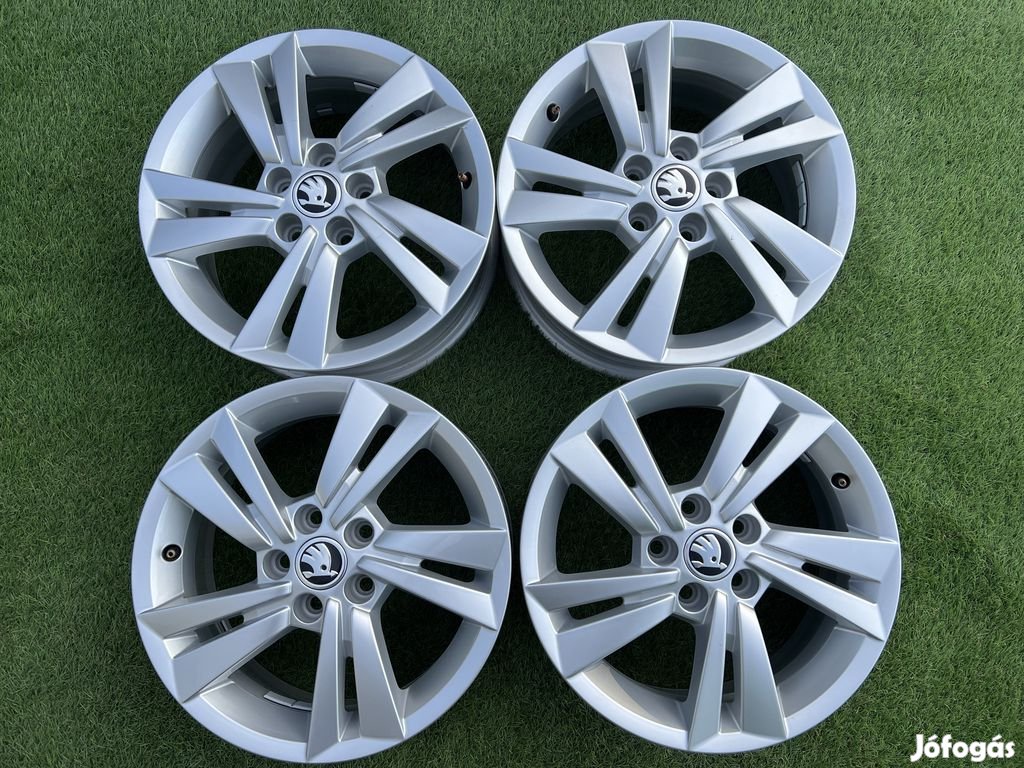 5x100 15" Skoda gyári alufelni 6Jx15h2 ET38