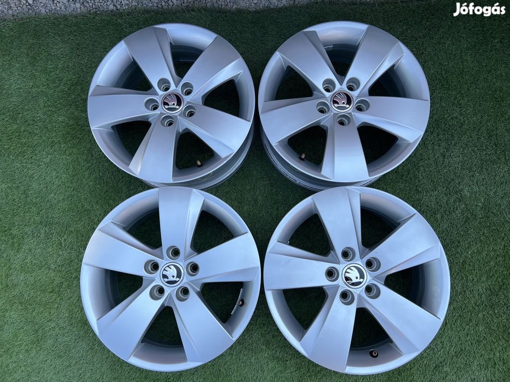 5x100 15" Skoda gyári alufelni 6Jx15h2 ET38
