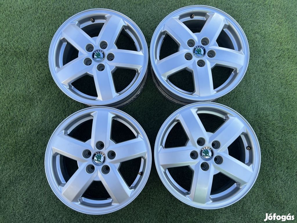 5x100 15" Skoda gyári alufelni 6Jx15h2 ET38