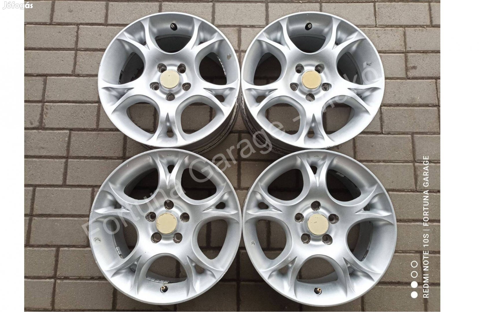5x100 15" VW / Skoda használt alufelni garnitúra