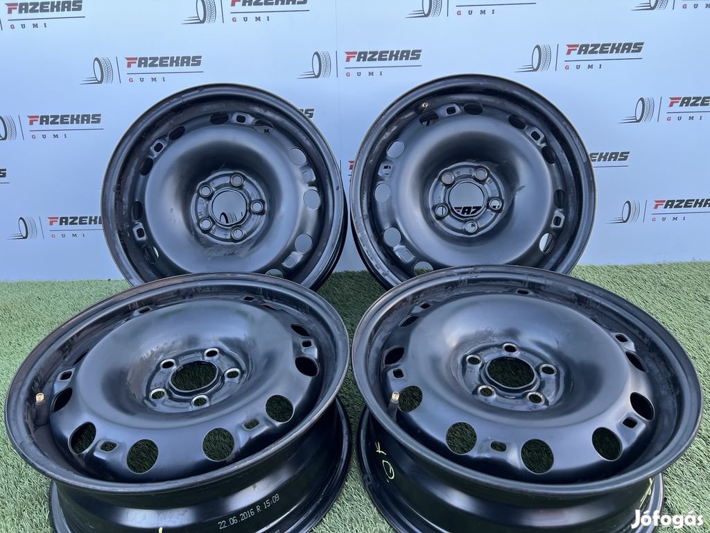 5x100 15" Volkswagen gyári lemezfelni 6Jx15h2 ET38