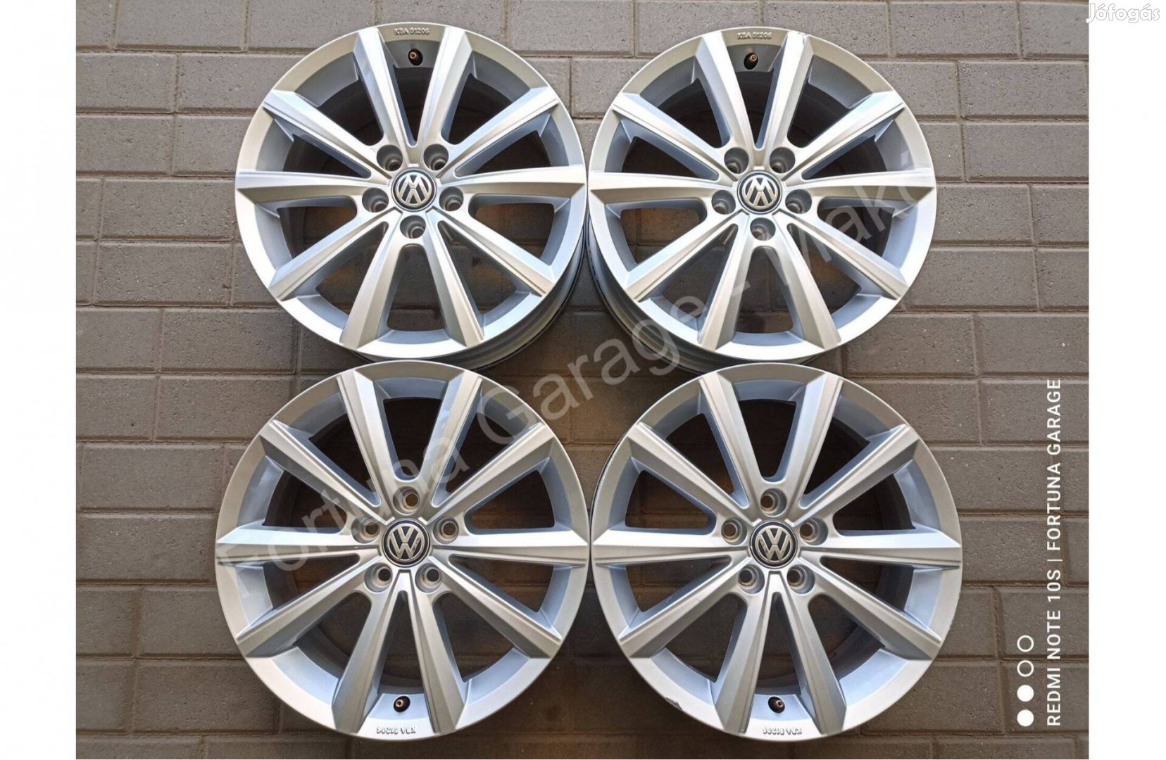 5x100 16" Volkswagen 'Merano' használt alufelni garnitúra