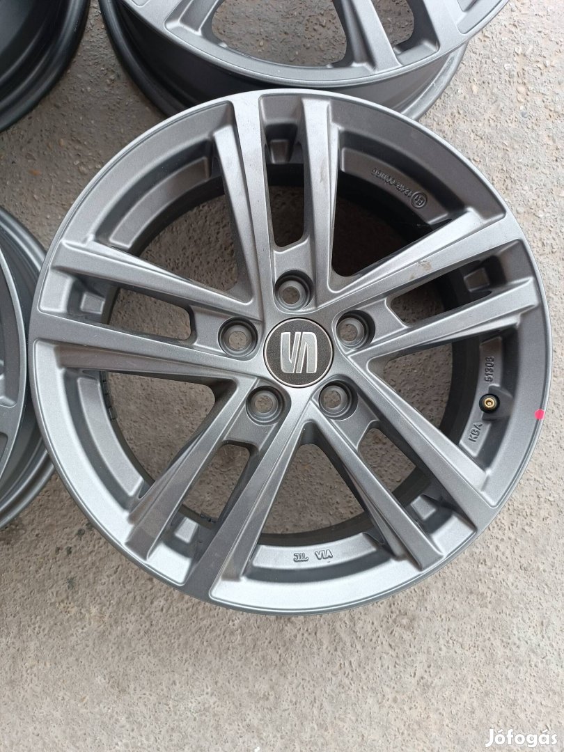 5x100 5,5"x15 r15 et40 új gyári Seat, VW alufelni garnitúra 