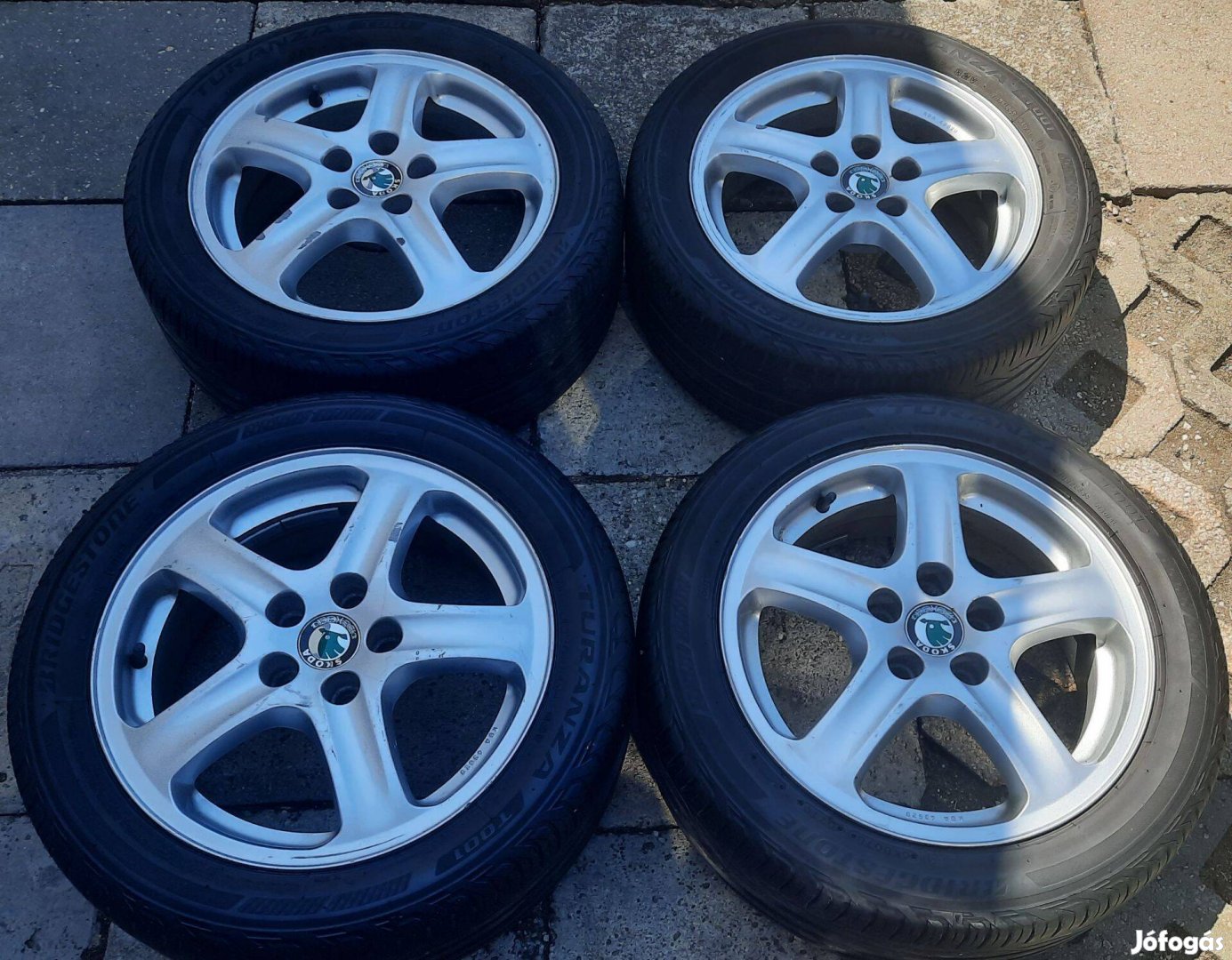 5x100 Gyári Skoda Alufelni 15" Fabia, Octavia