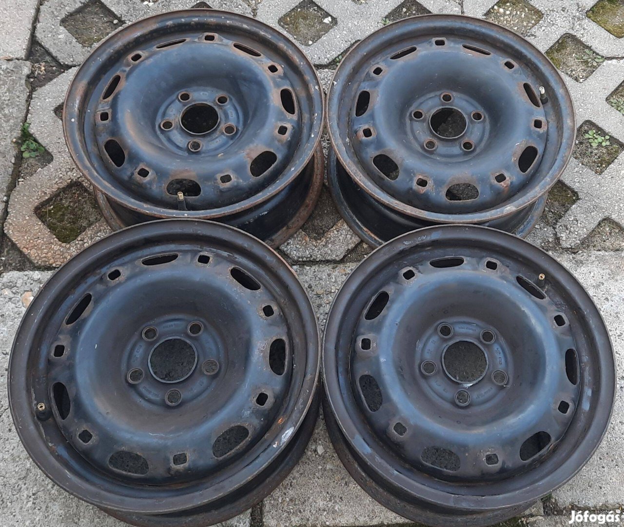 5x100 Gyári Skoda Lemezfelni 14"
