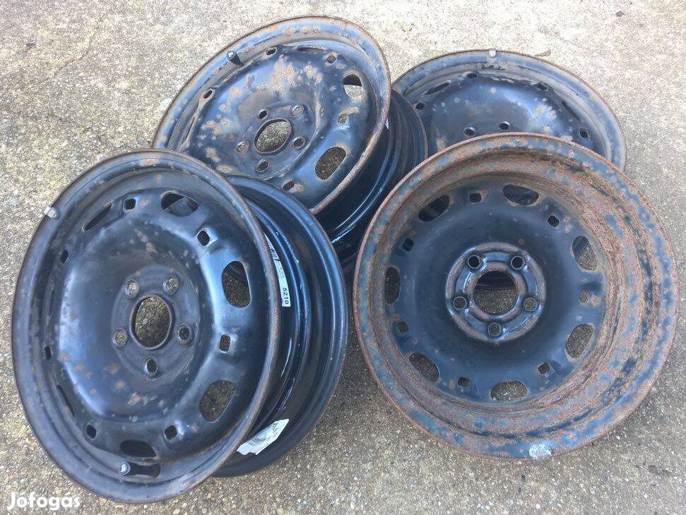 5x100 R14 acélfelni garnitúra VW, Skoda, Seat modellekhez