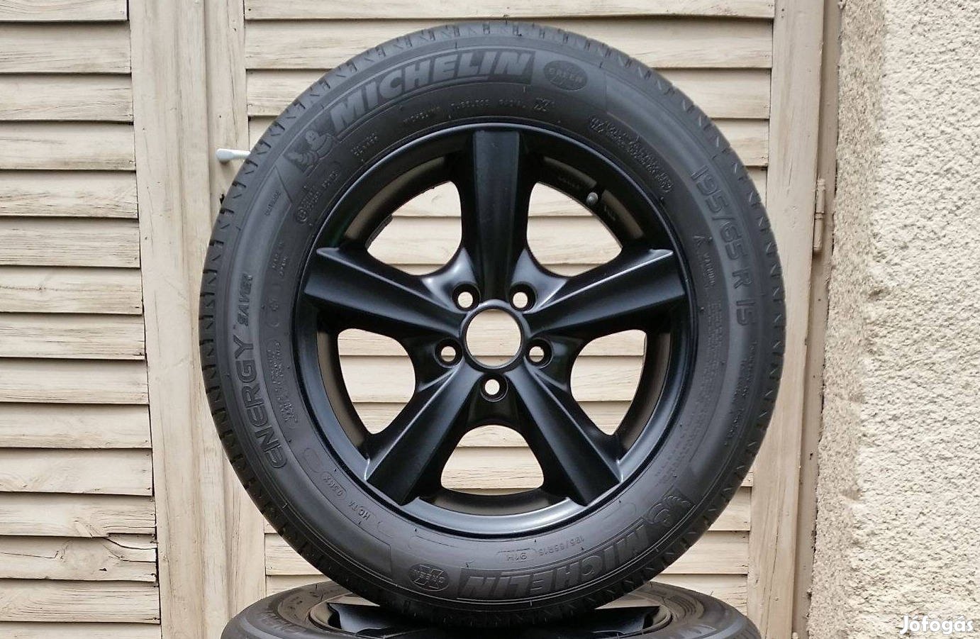 5x100 R15 Alufelni nagyon jó gumival 195/65 Volkswagen Skoda Seat Audi