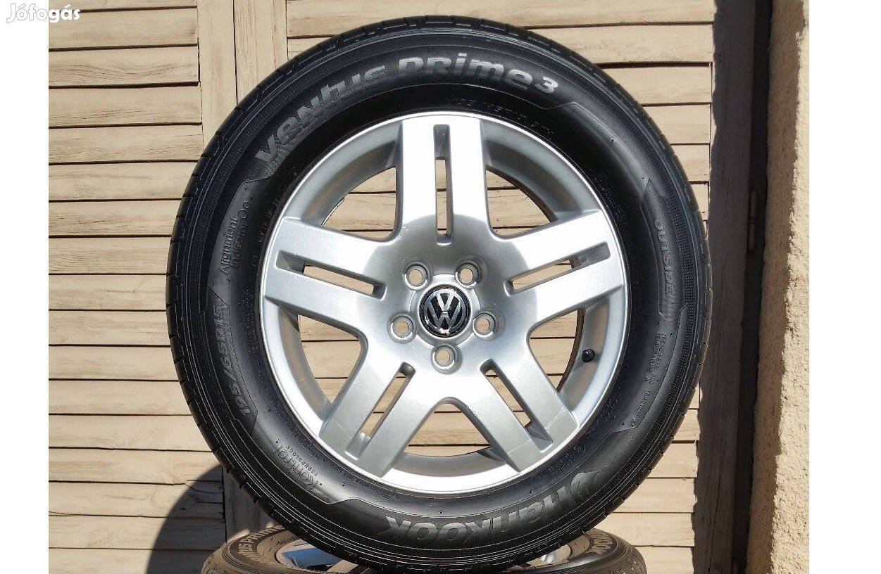 5x100 R15 Volkswagen Alufelni nagyon jó gumival 195/65 Skoda Seat Audi
