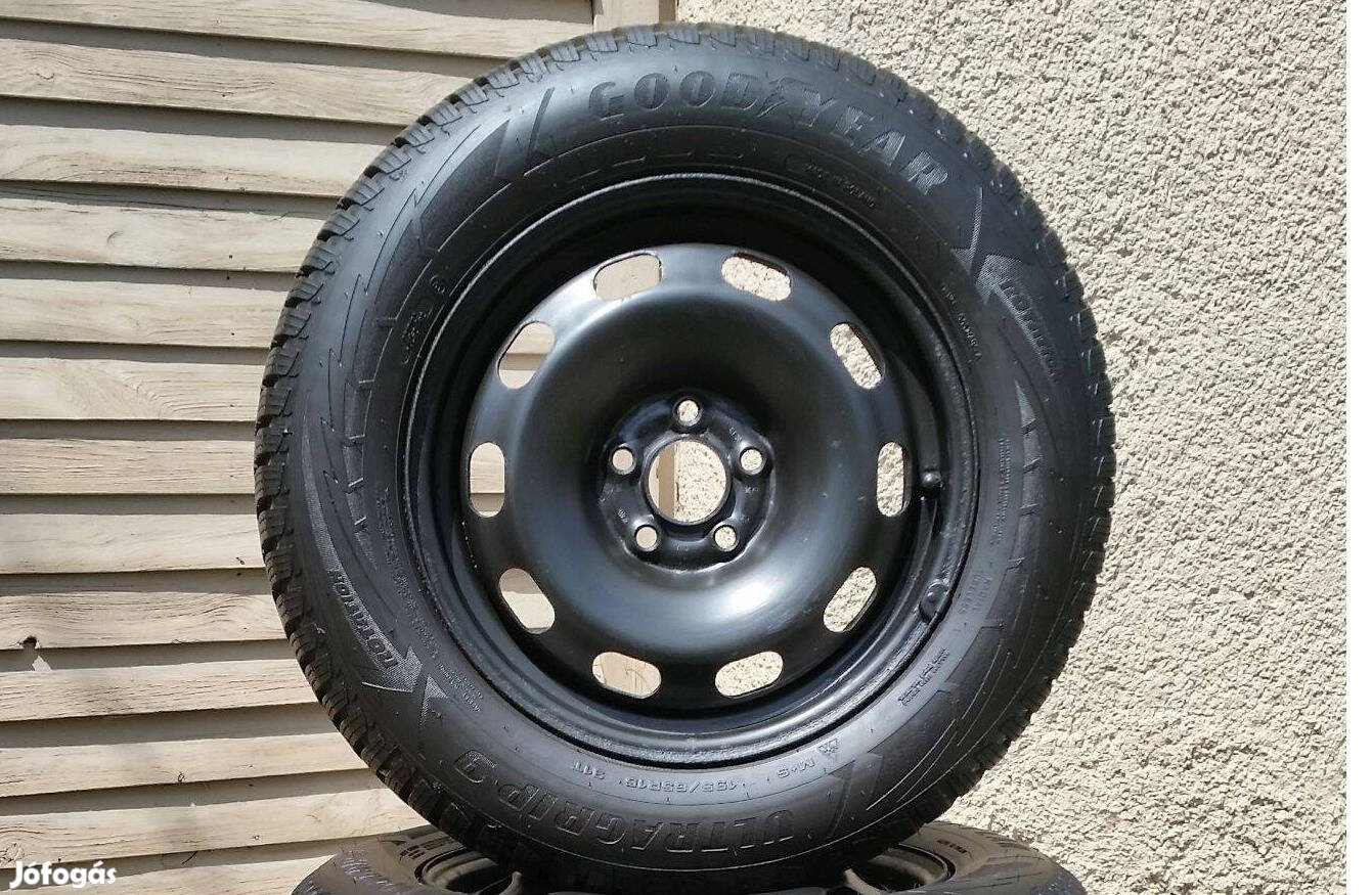 5x100 R15 Volkswagen Felni nagyon jó téli gumival 195/65 Skoda Seat
