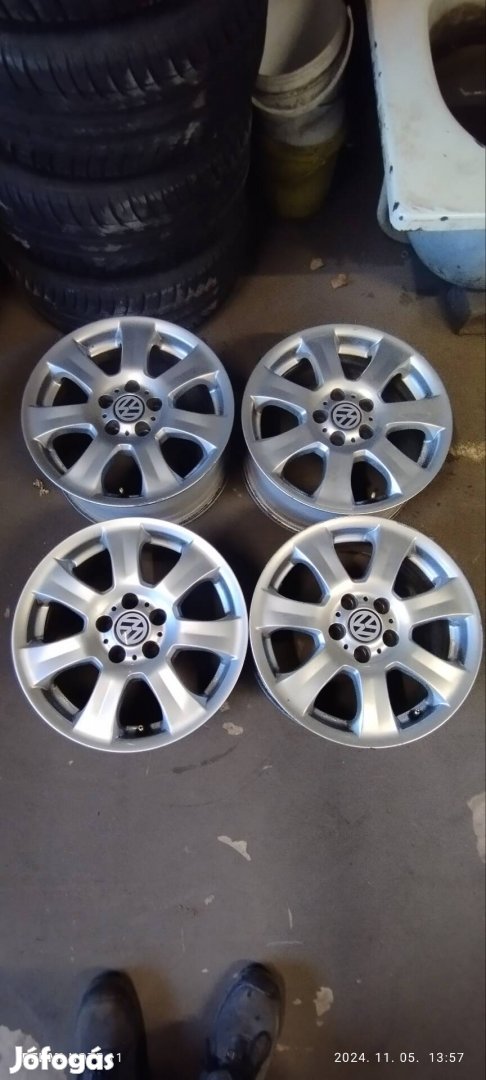 5x100 R15 eredeti  wolksvagen alufelni.szett 