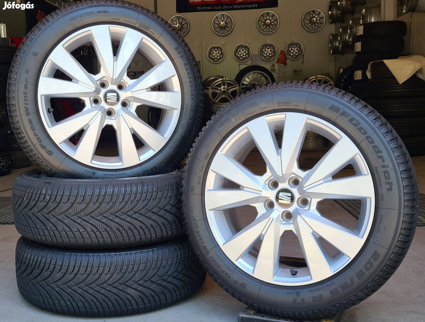 5x100 Seat Arona alufelni 205/55 R17 téli gumik /K120