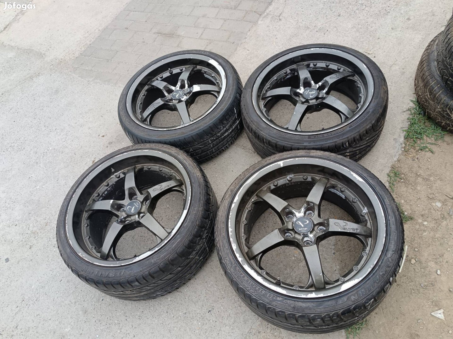 5x100 as 18" Kétszéles Barracuda alufelni 