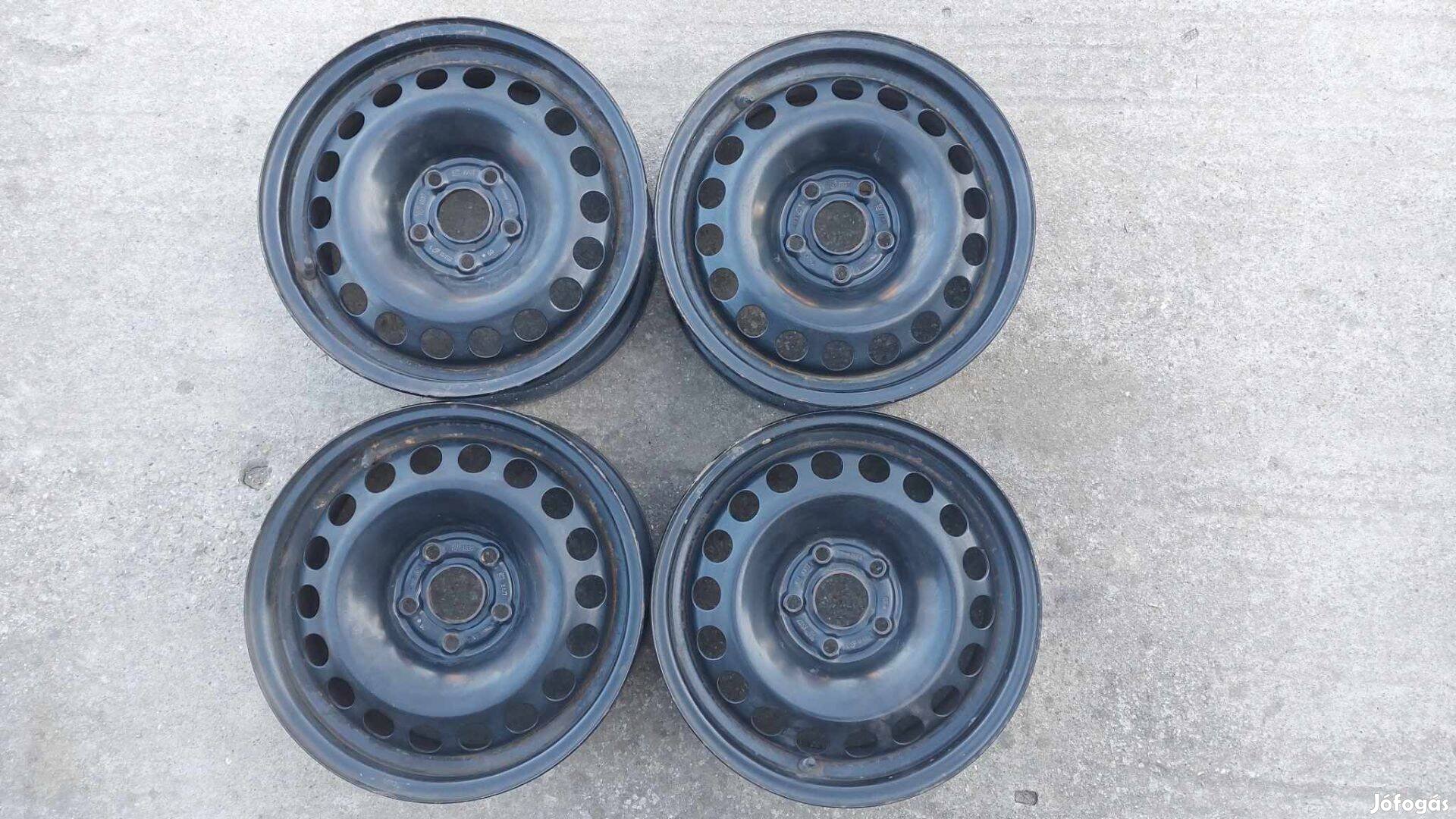 5x105 15" Opel K Astra 4 db acélfelni + Tpms