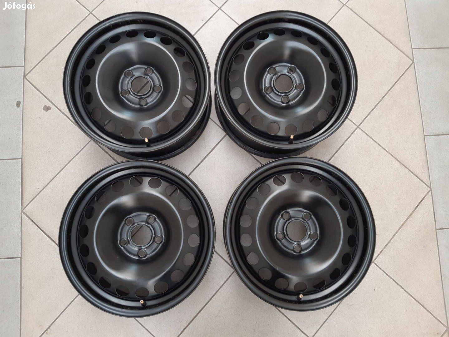5x105 Opel Astra K gyári lemezfelni 6,5x16 ET41 Tpms nyomásérzékelő