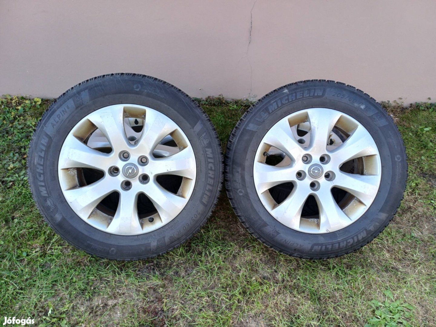 5x105 R16 alufelni 205/60R16 téli gumikkal