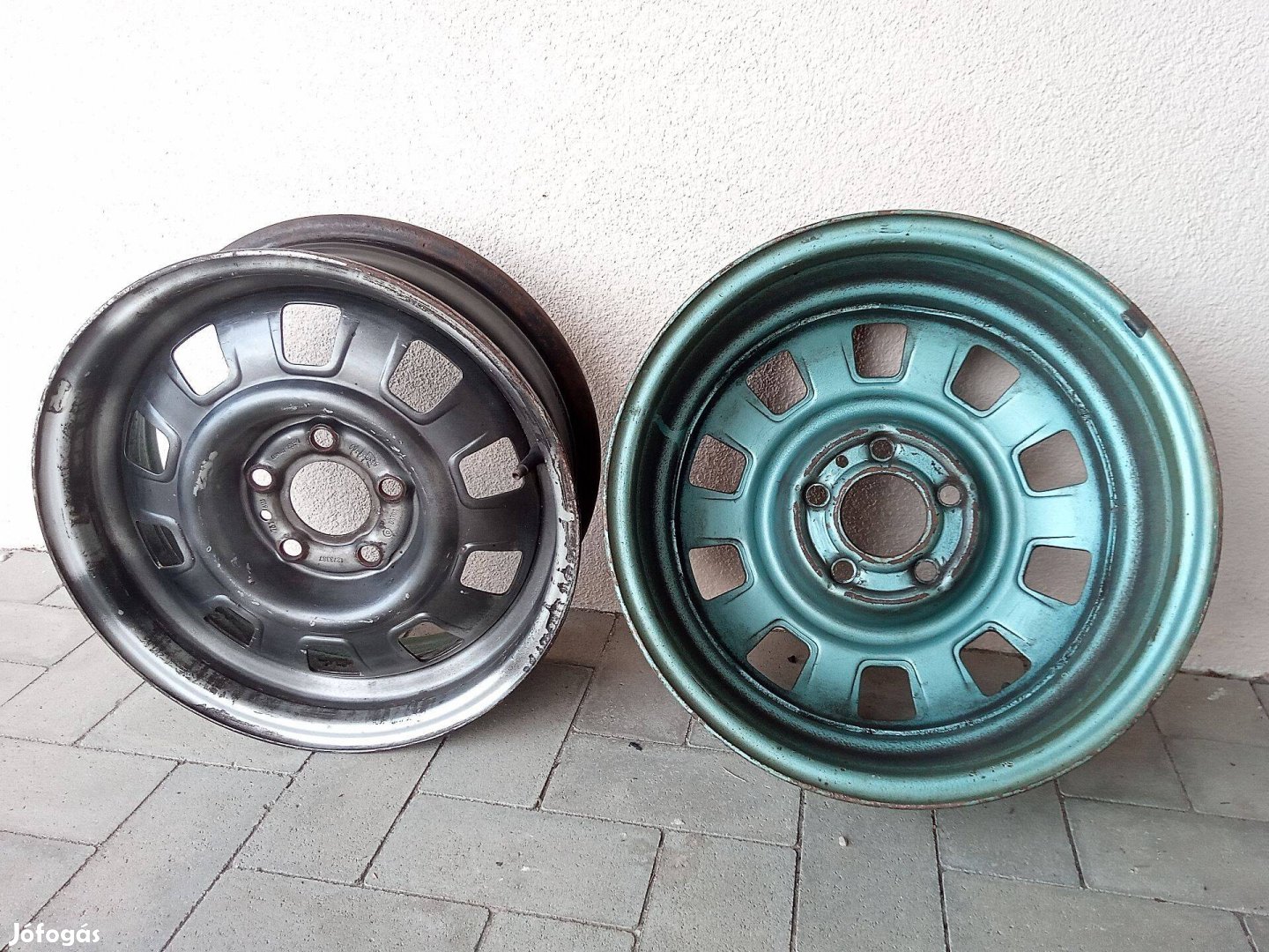 5x108 15" Volvo acélfelni szett
