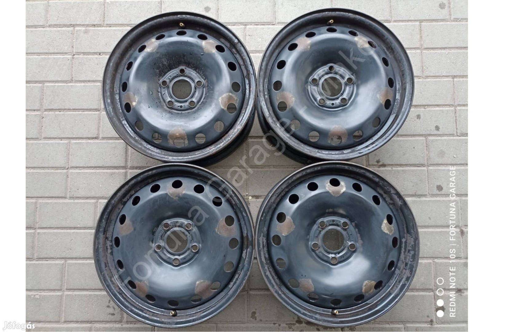 5x108 16" Renault Espace használt lemezfelni garnitúra (624)