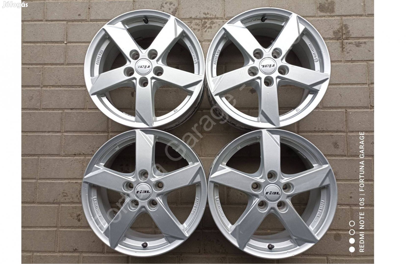 5x108 16" Rial Kodiak / Ford / használt alufelni garnitúra +Tpms