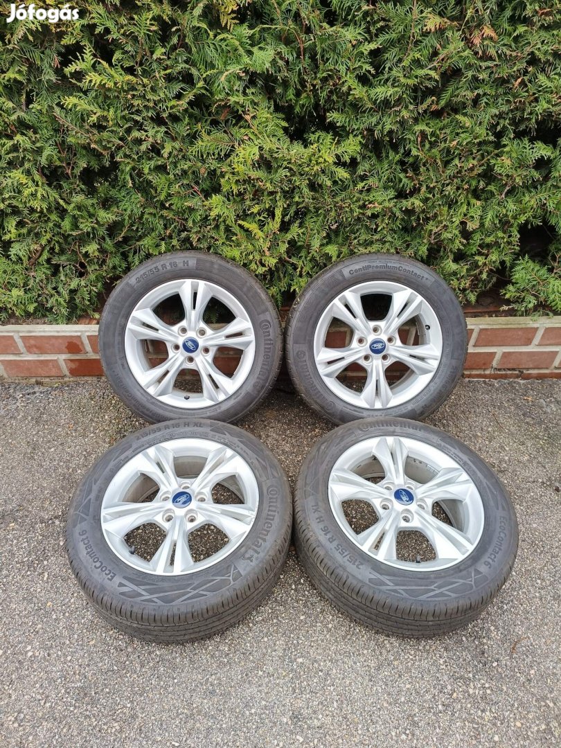 5x108 16 / 16" Gyári Ford alufelni 215/55 R16 nyári gumi