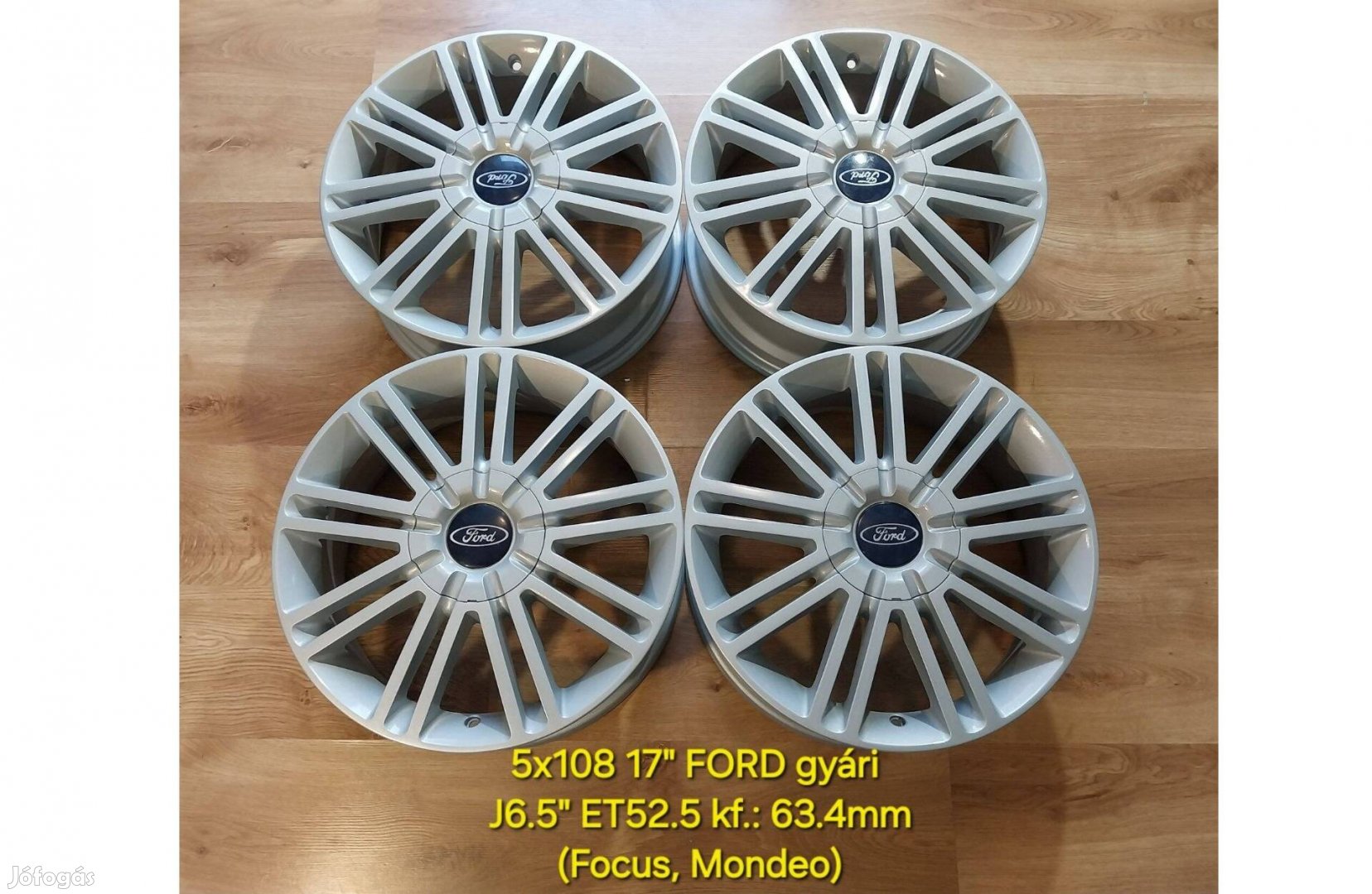 5x108 17" Ford /Focus, C-Max, Mondeo/ gyári alufelni garnitúra