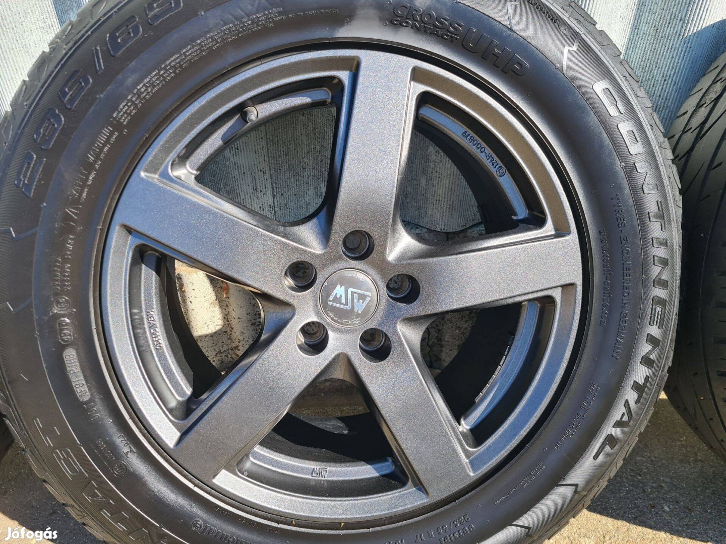 5x108 17" MSW alufelni garnitúra