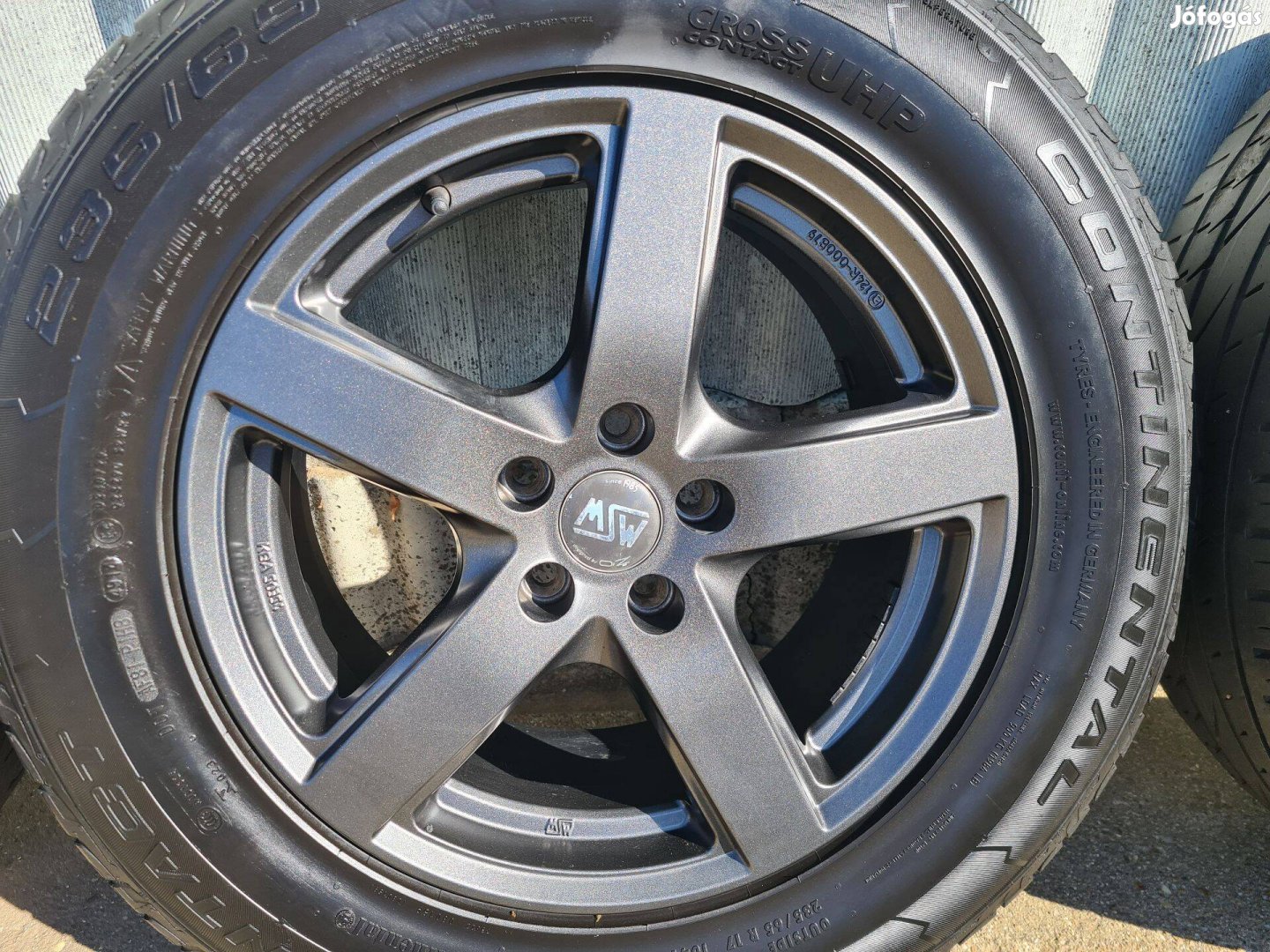 5x108 17" újszerű alufelni készlet