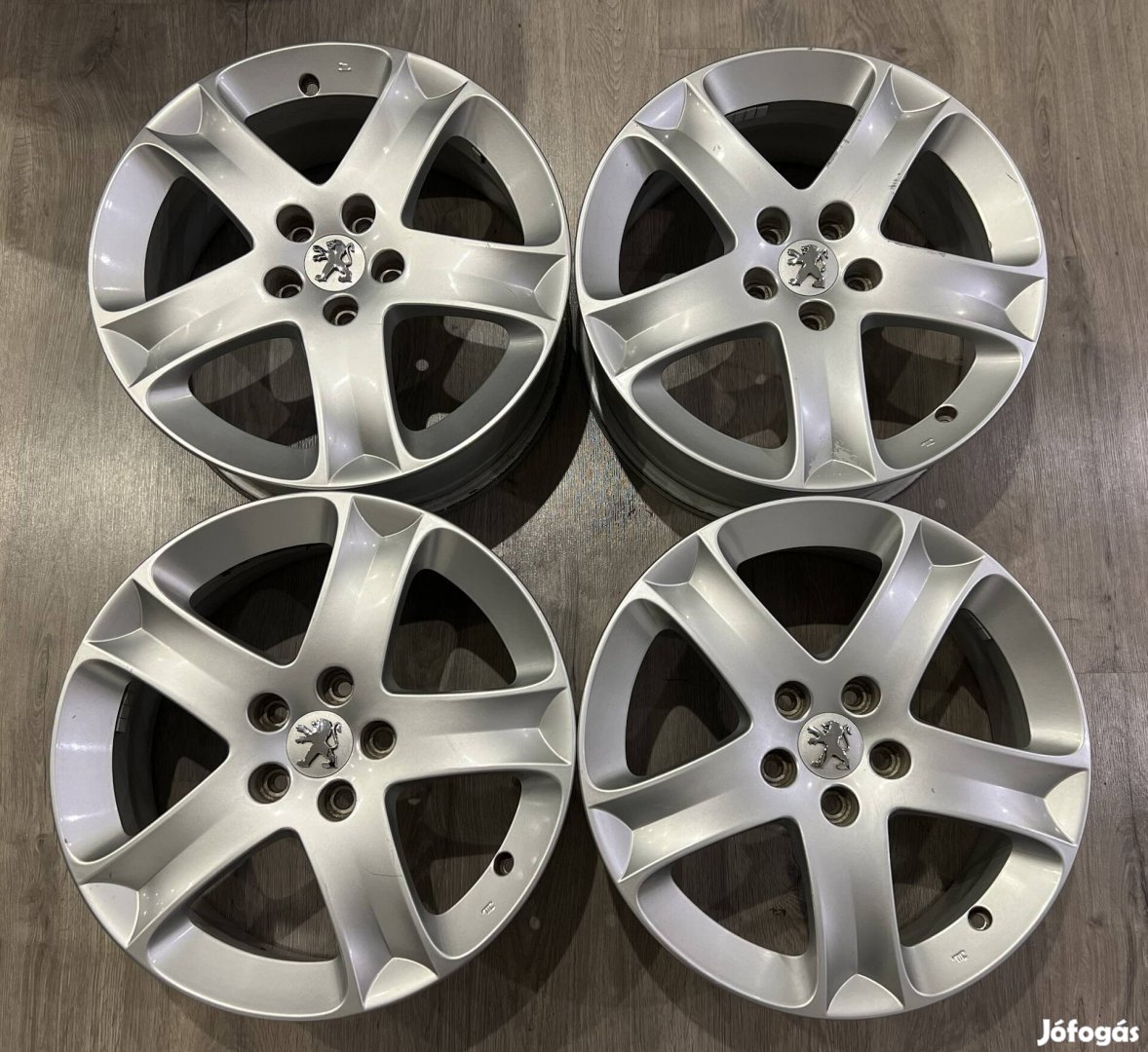 5x108 17 coll Peugeot 407 gyári alufelni szett 