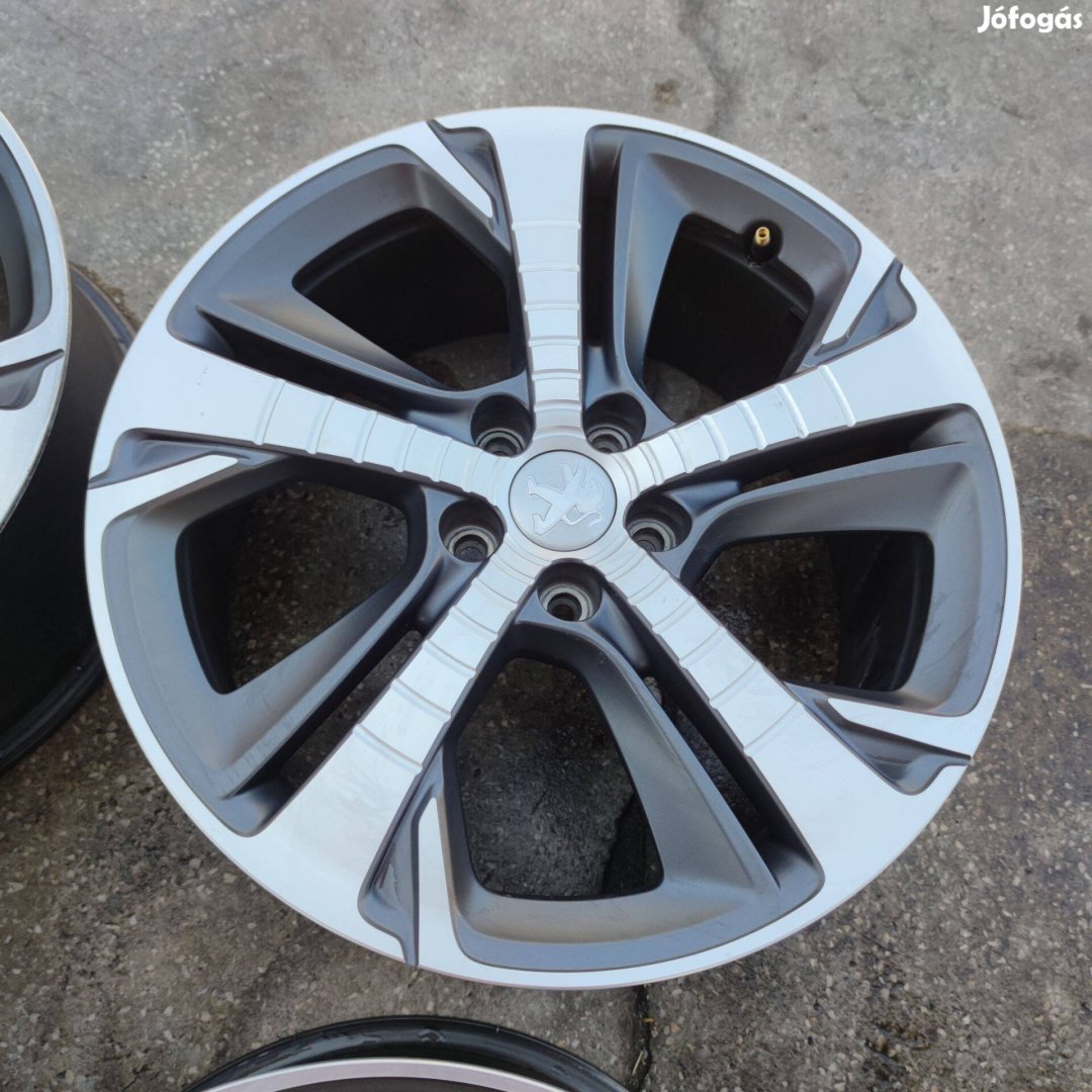 5x108 18 Gyári Peugeot polír alufelni 170000ft a 4db/140/