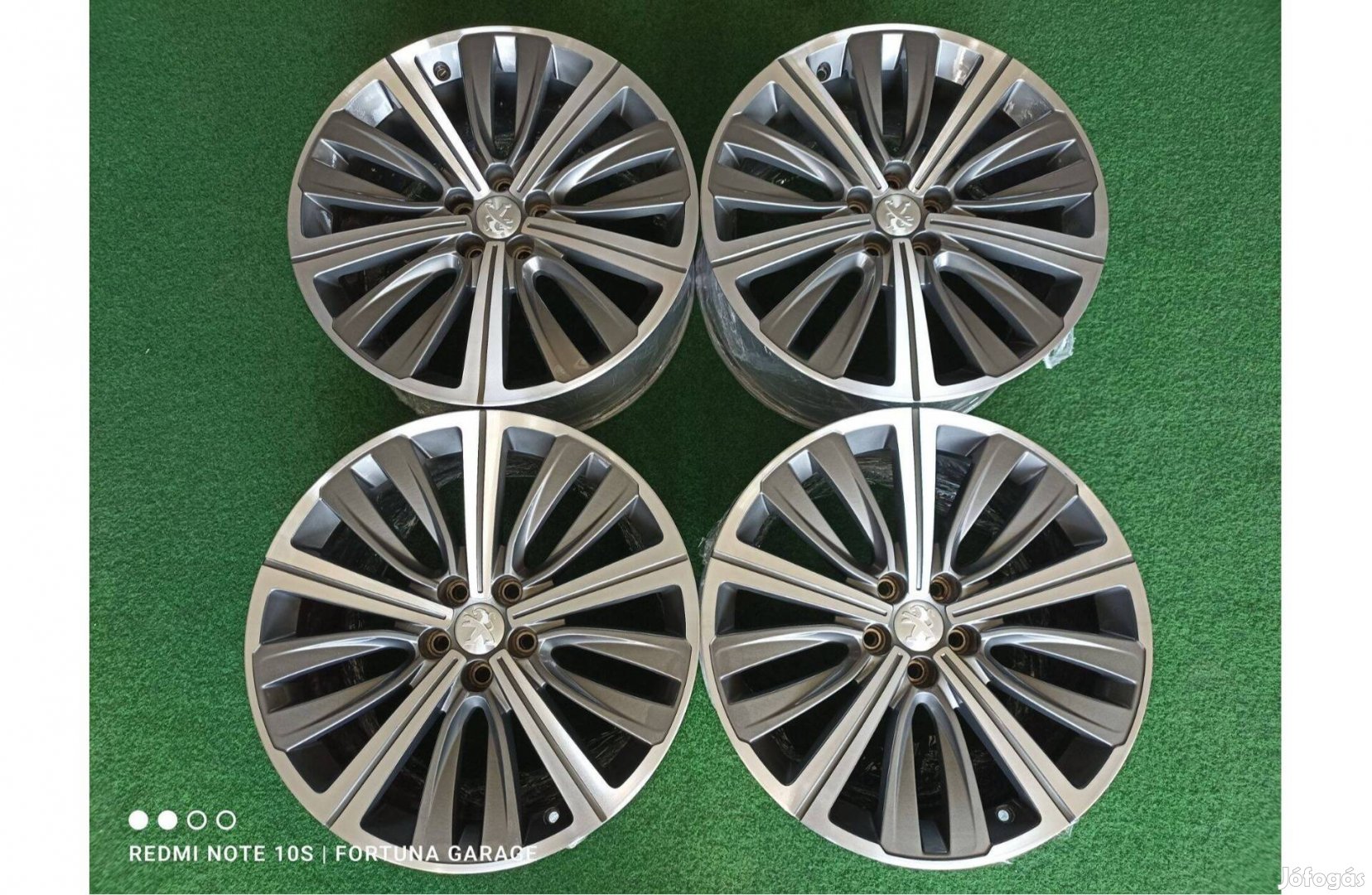 5x108 19 Peugeot felújított alufelni garnitúra