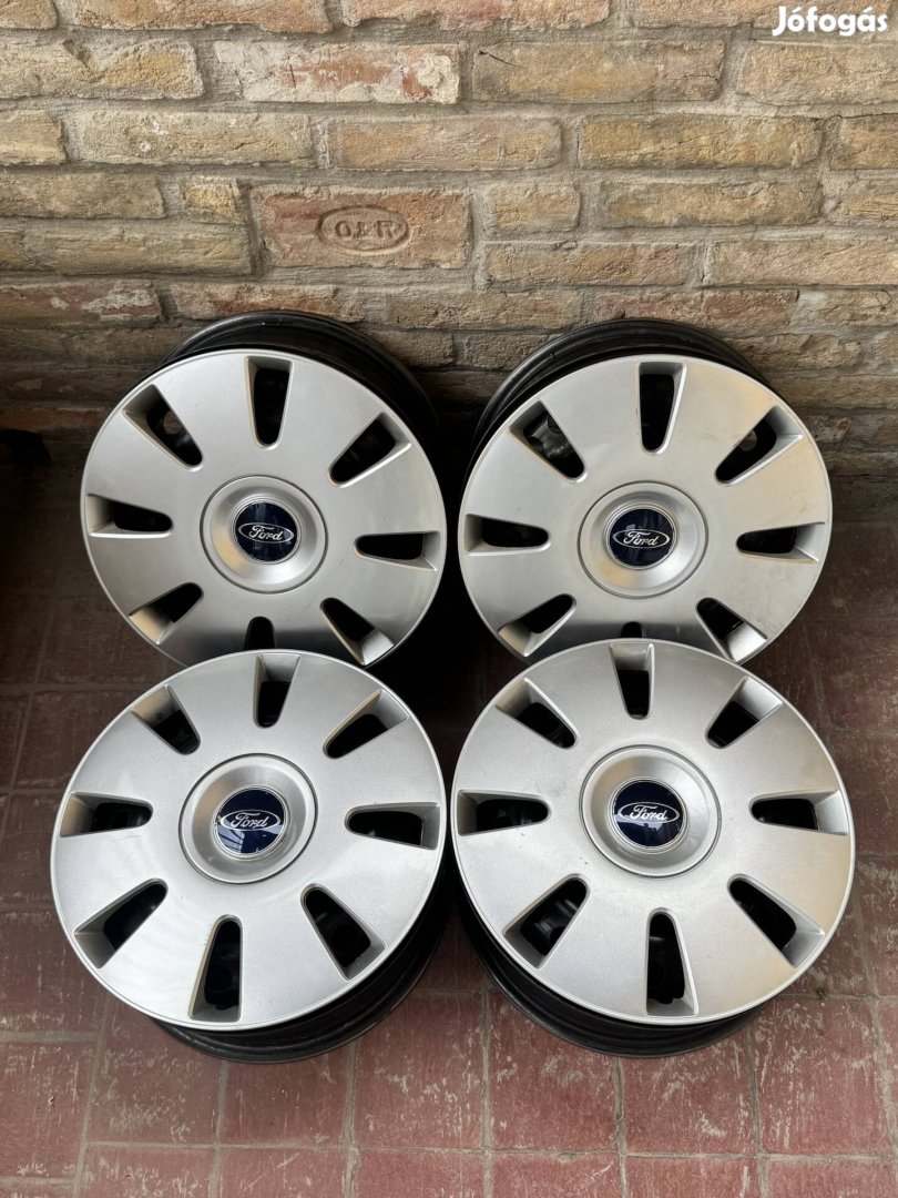 5x108 6,5/16 ET50 Ford lemezfelni, Gyári Ford dísztárcsával