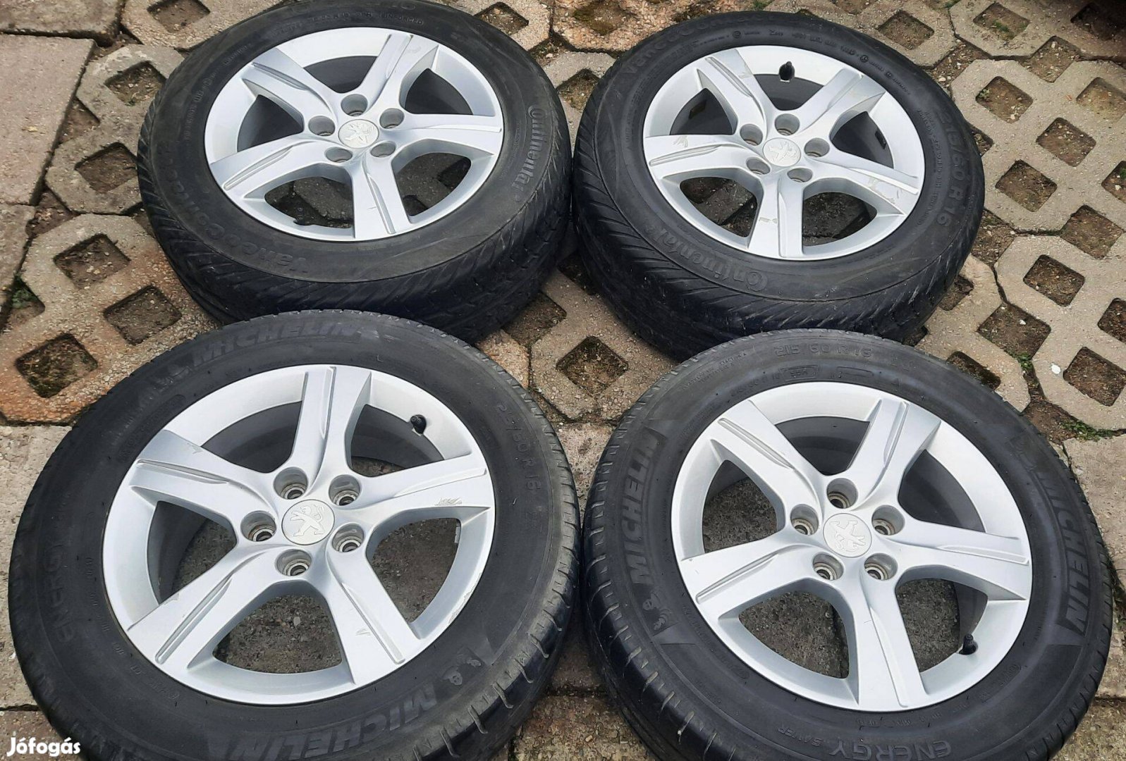 5x108 Gyári Peugeot Alufelni 16"