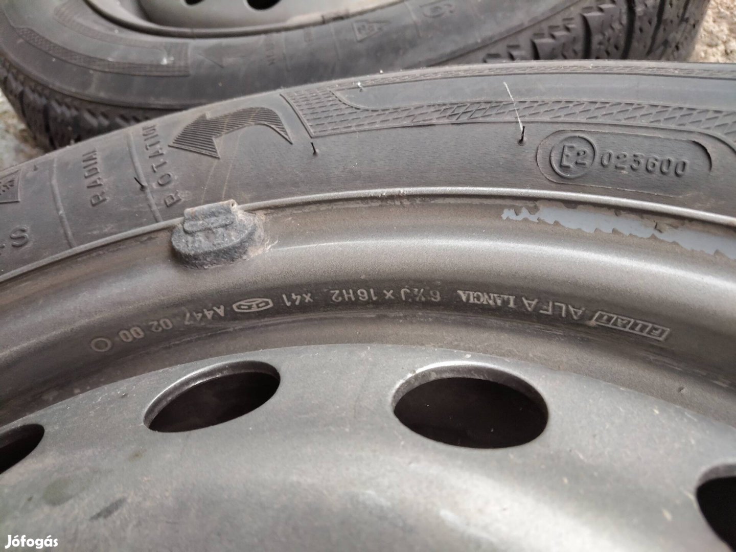 5x108 R16 Alfa166,Lancia Kappa lemezfelni garnitúra nagyfékesre is