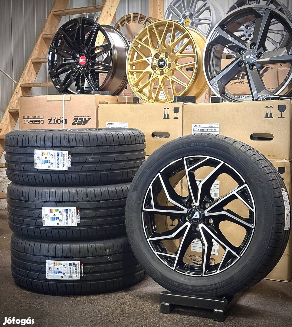 5x108 Új 18zoll alufelnik új nyári gumikkal