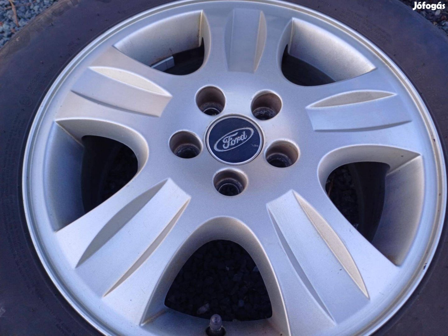 5x108, 16-os alufelni szett jó Hankook gumival