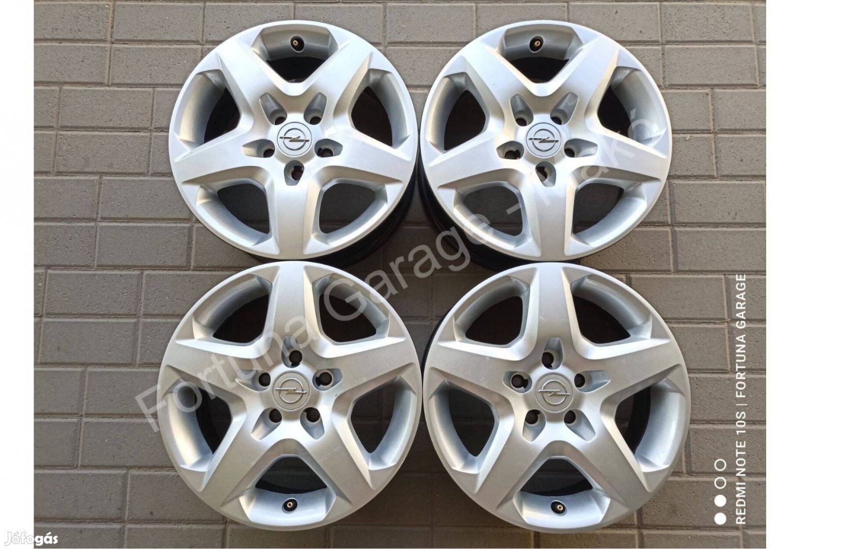 5x110 16" Opel Struktur lemezfelni garnitúra (627)
