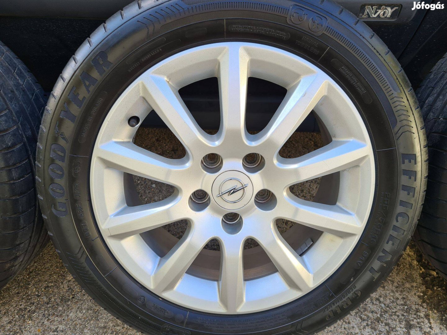 5x110 16" Opel alufelni nyárigumival