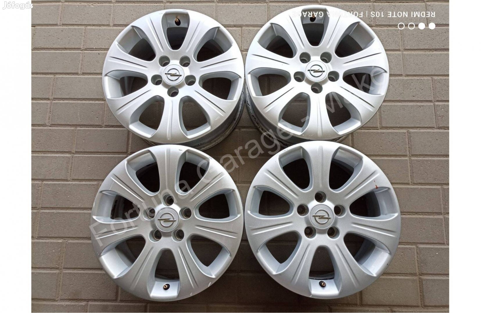 5x110 16" Opel használt alufelni garnitúra