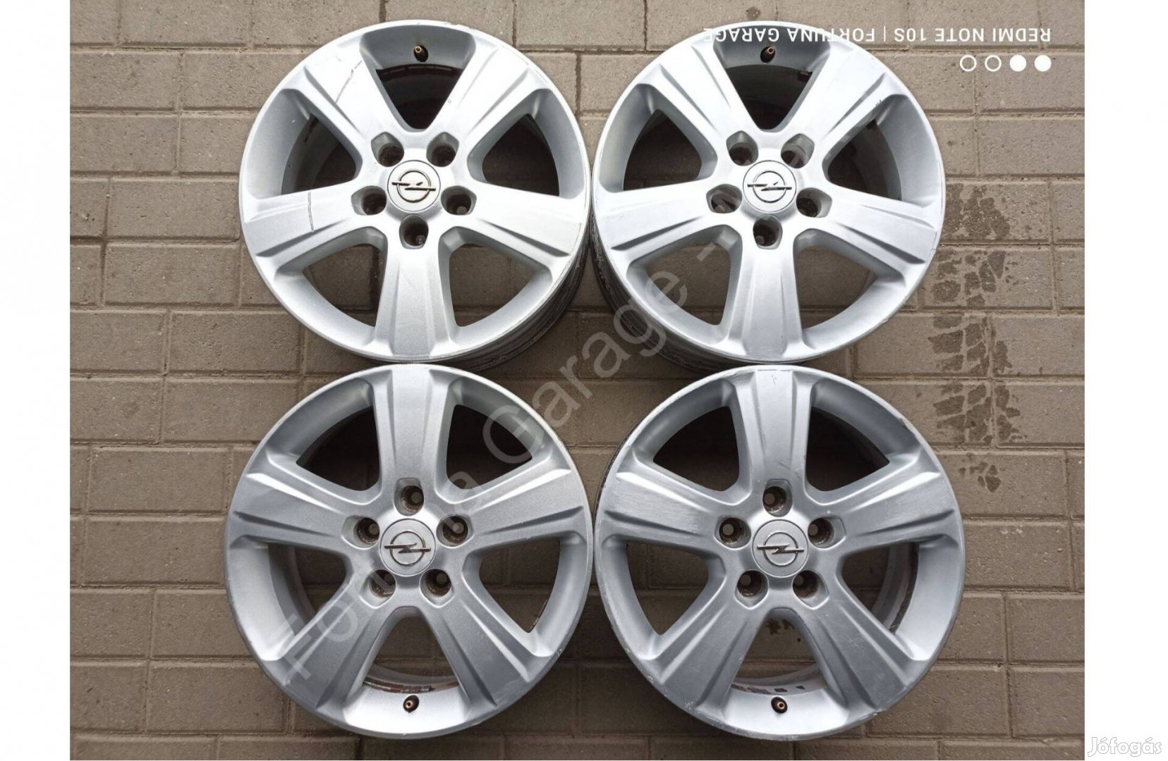 5x110 16" Opel használt alufelni garnitúra
