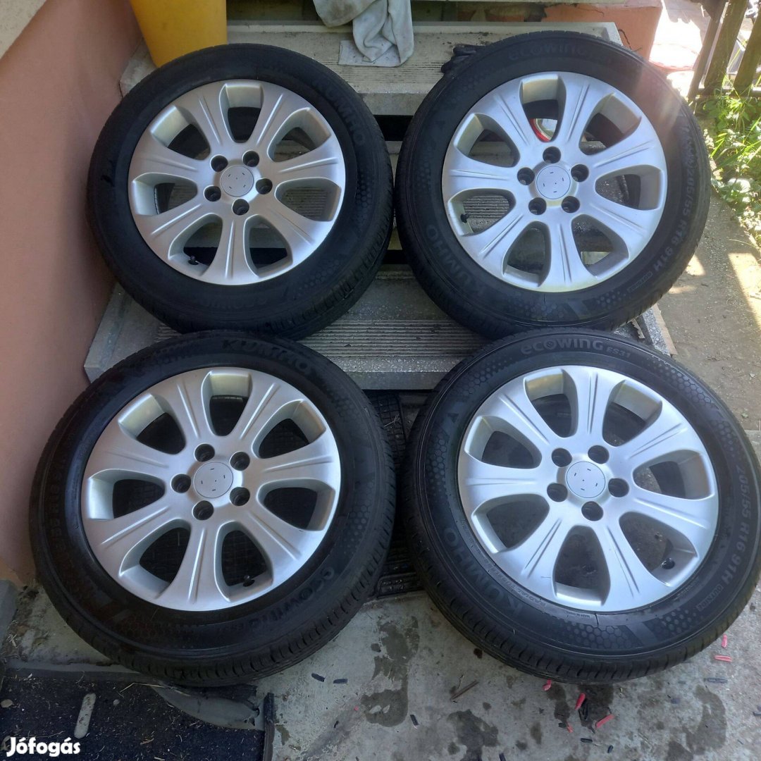 5x110 16os Opel alufelni nyári gumikkaleladó