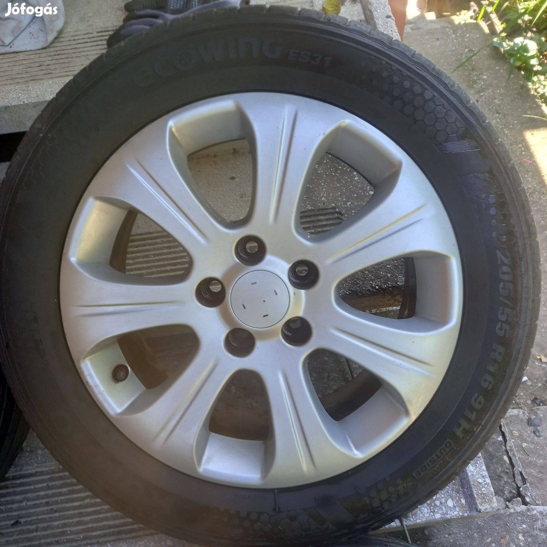 5x110 16os Opel alufelni új gumikal eladó