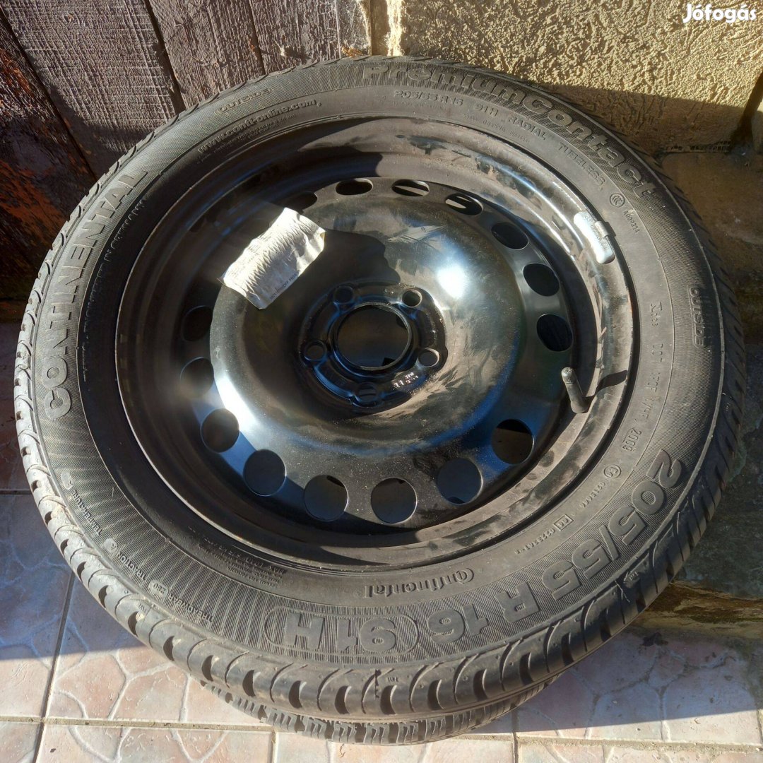 5x110 16os Opel pótkerék szett eladó