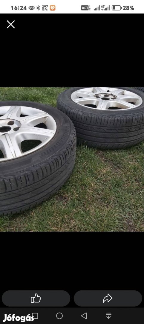 5x110 7x17 65,1/215-55r17 alufelni gumival