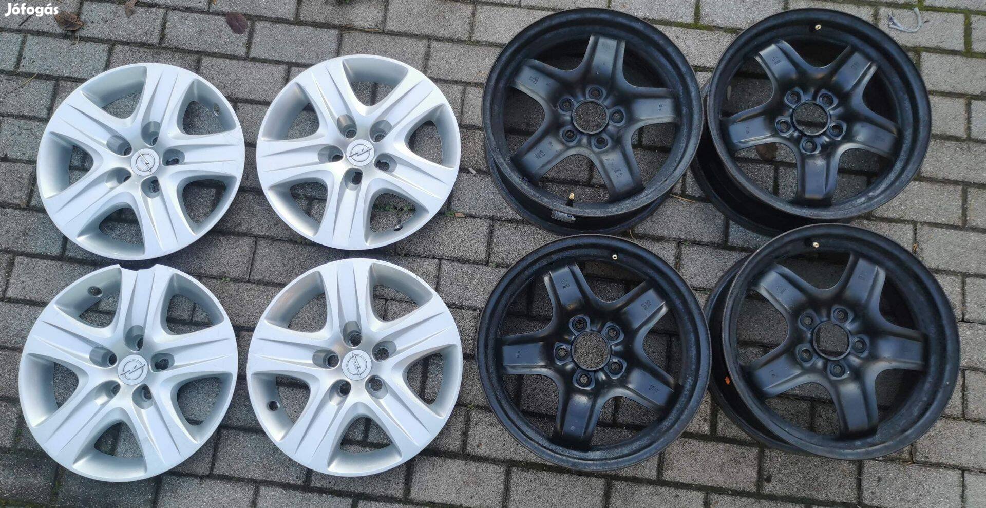 5x110 Opel GM Struktur 16"- os gyári lemezfelniszett