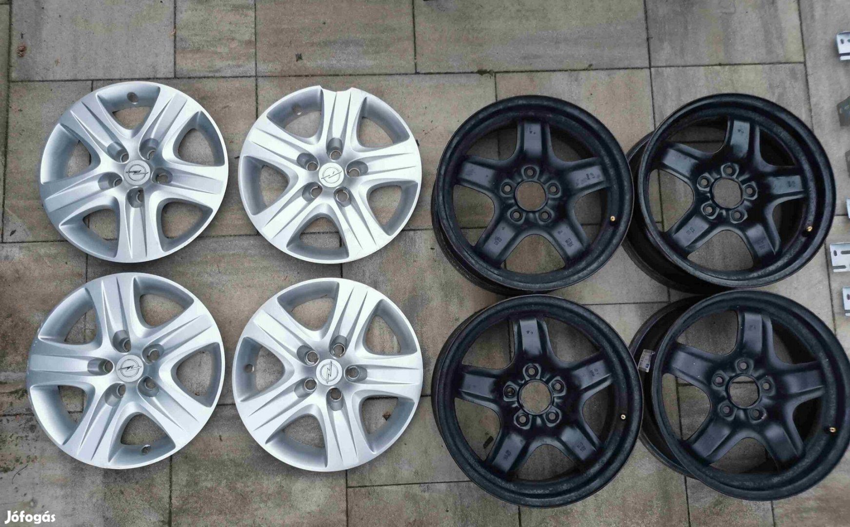 5x110 Opel GM Struktur 16"- os gyári lemezfelniszett