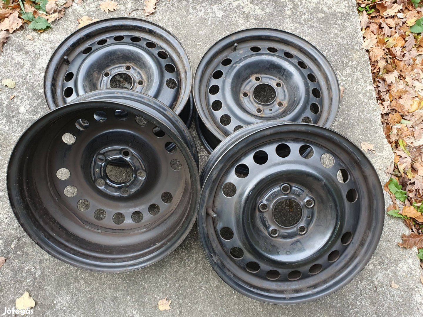 5x110 Opel lemezfelni 6x15 ET43 eladó 4db. Pl: Astra, Vectra, Saab