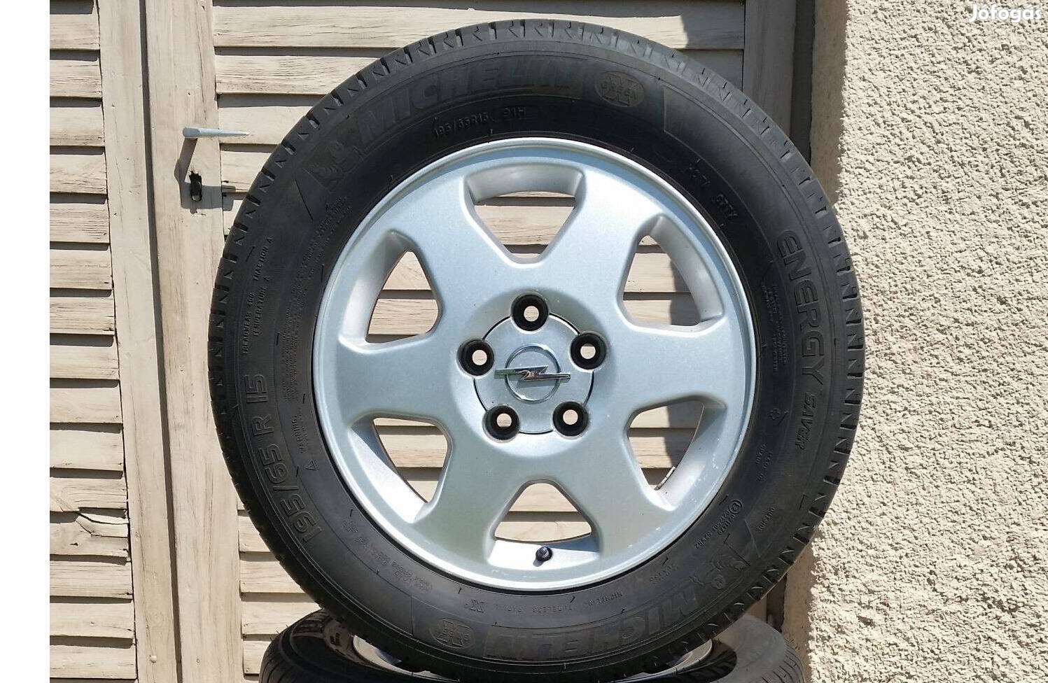 5x110 R15 Opel Alufelni nagyon jó gumival 195/65 Meriva Zafira Astra