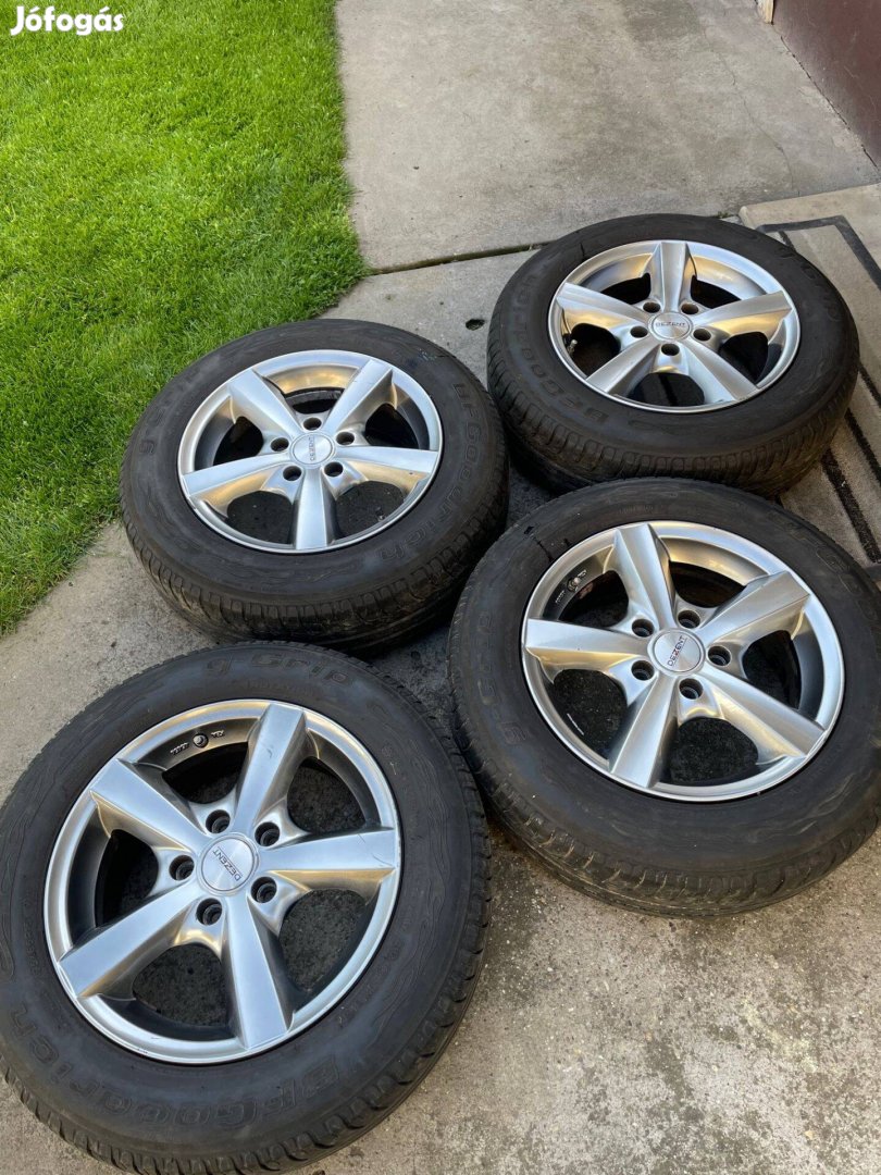 5x110 felfüggesztésre 15" kerekek szép állapotban