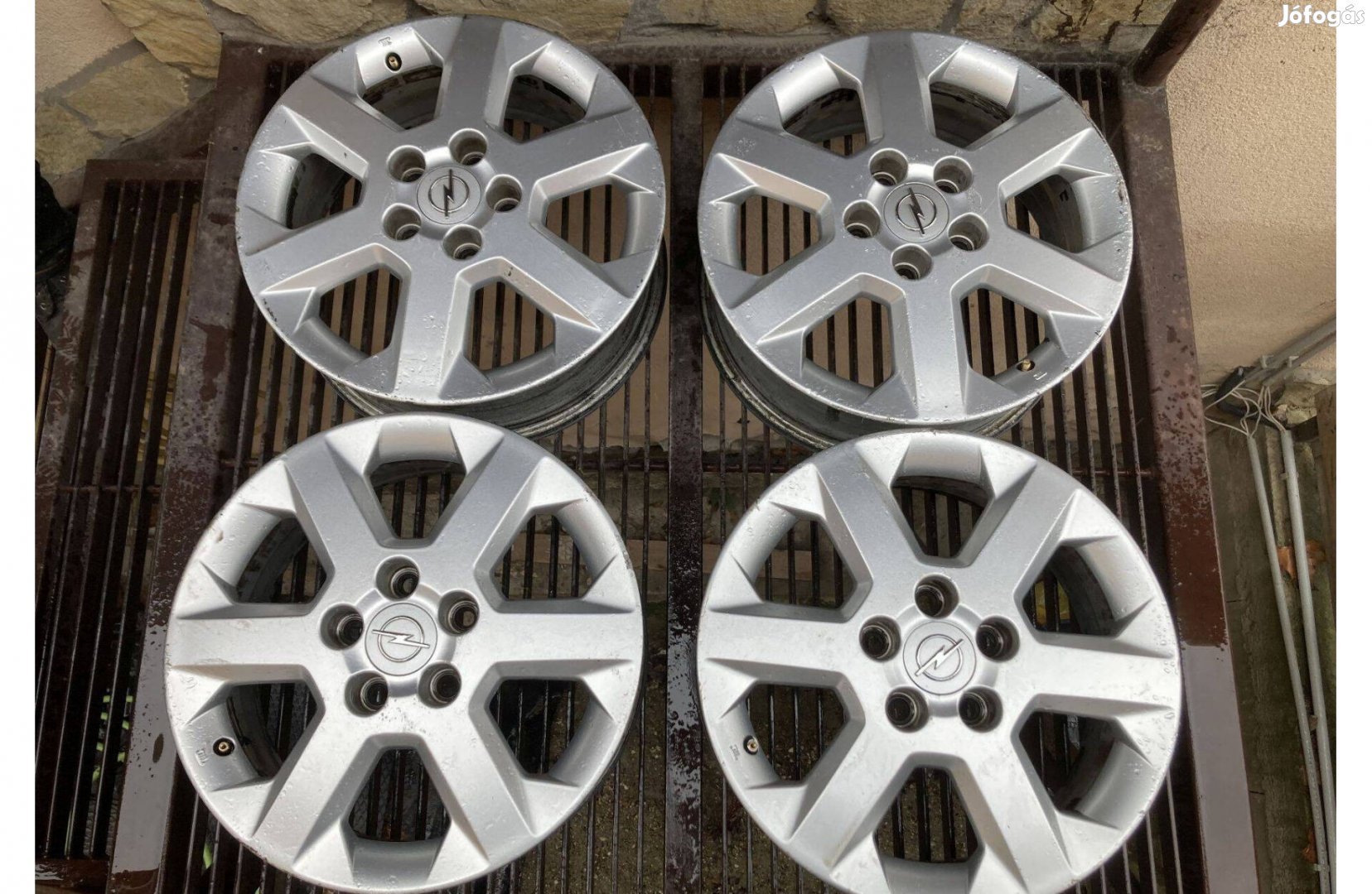 5x110 lyukosztású 6JJ 16" használt (gyári felni) Opel alufelni