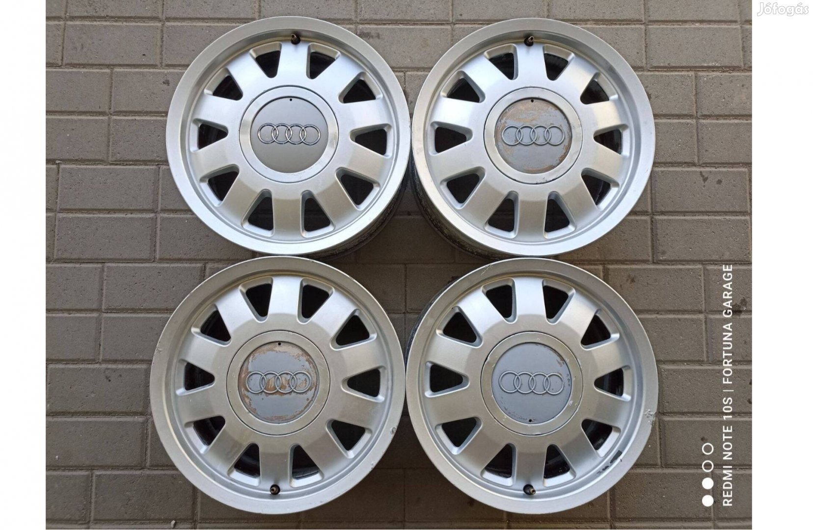 5x112 15" Audi A4 (8D0) használt alufelni garnitúra